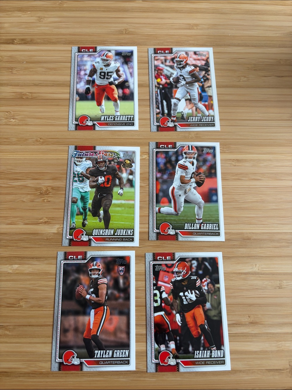 Topps Cleveland Browns Football Cards